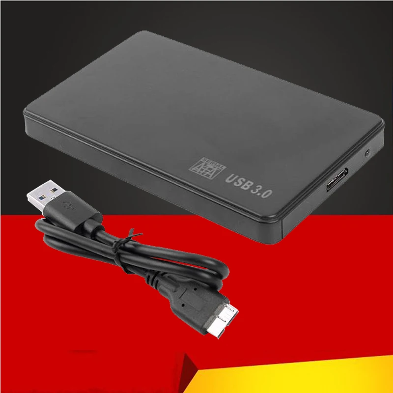 NEW Portable Tool Free 2.5 Inch External Hard Drive Enclosure USB 3.0 to SATA III 6Gb 2.5