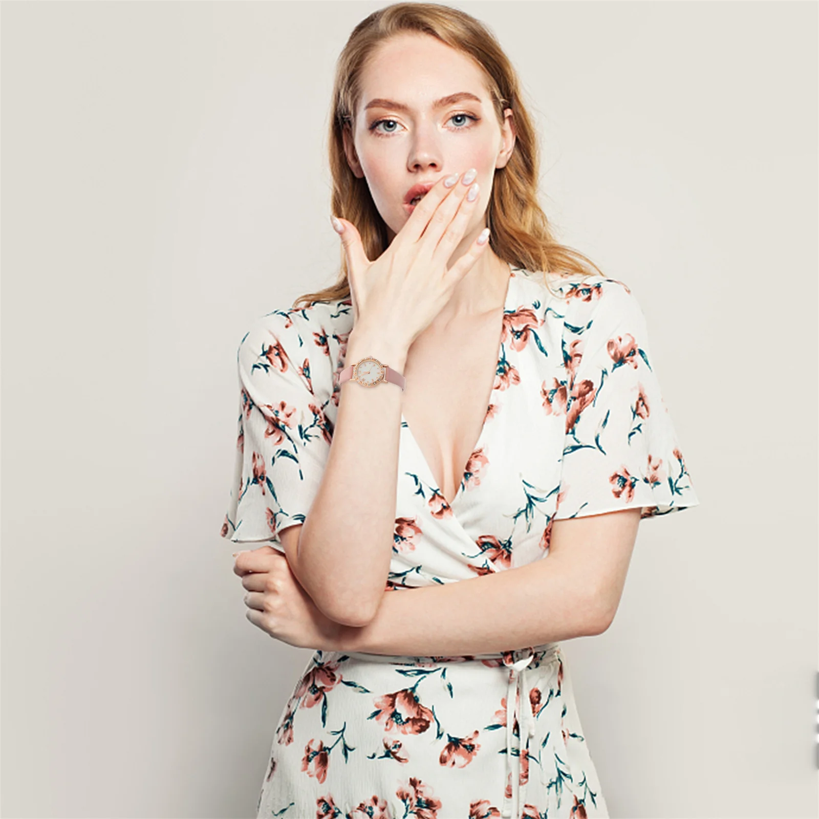 

1pc Movement Fashionable Quartz Lady Fashionable For Daily Wear Casual Wrist Watch Women Wrist Watch Gift