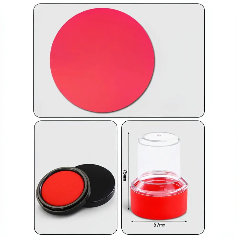 For HLISON Stamp Rubber Mat Thickened Sponge Cushion Office Stationery Finance Seal Support Base Durable Seal Pressing Pad