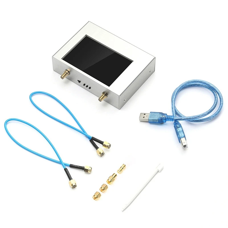 Penganalisa jaringan vektor TFT 4 inci, Nanovna V2 Plus4 50 khz-4 Ghz Shortwave HF VHF UHF 70-90DB Network Analyzer