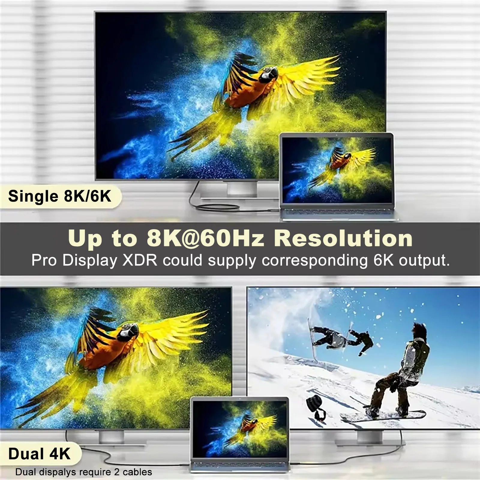 16K Thunder-bolt 5 80Gbps USB 4.0 Tipo-C Estensione dati Cavo video di ricarica rapida da 240 W Archiviazione dati super veloce per MacBook iPad