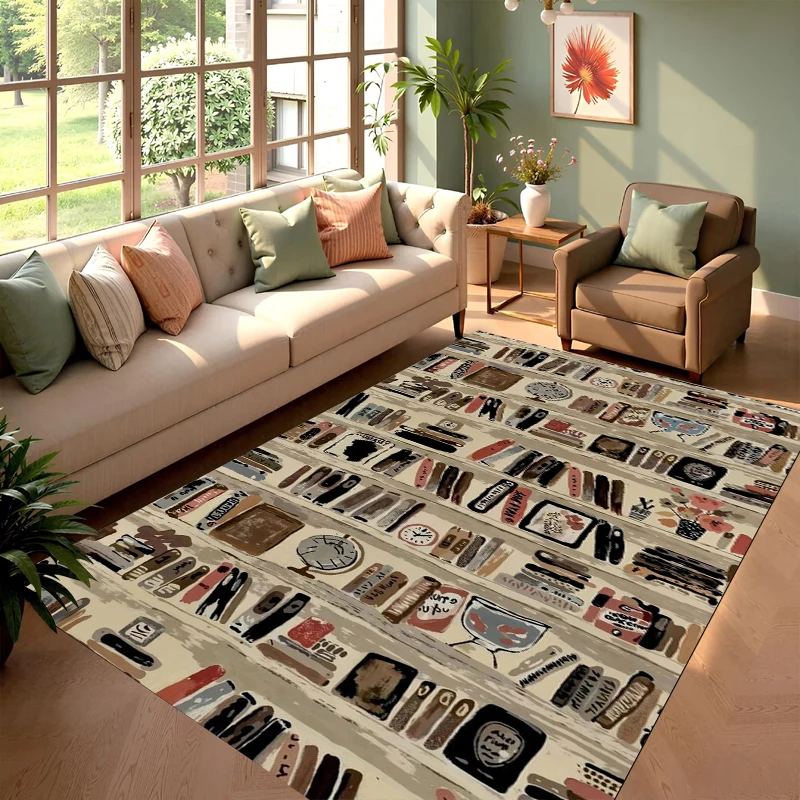 Karpet Anti-Selip Motif Rak Bu - Commercial Book Printing Machines ulasan dan harga