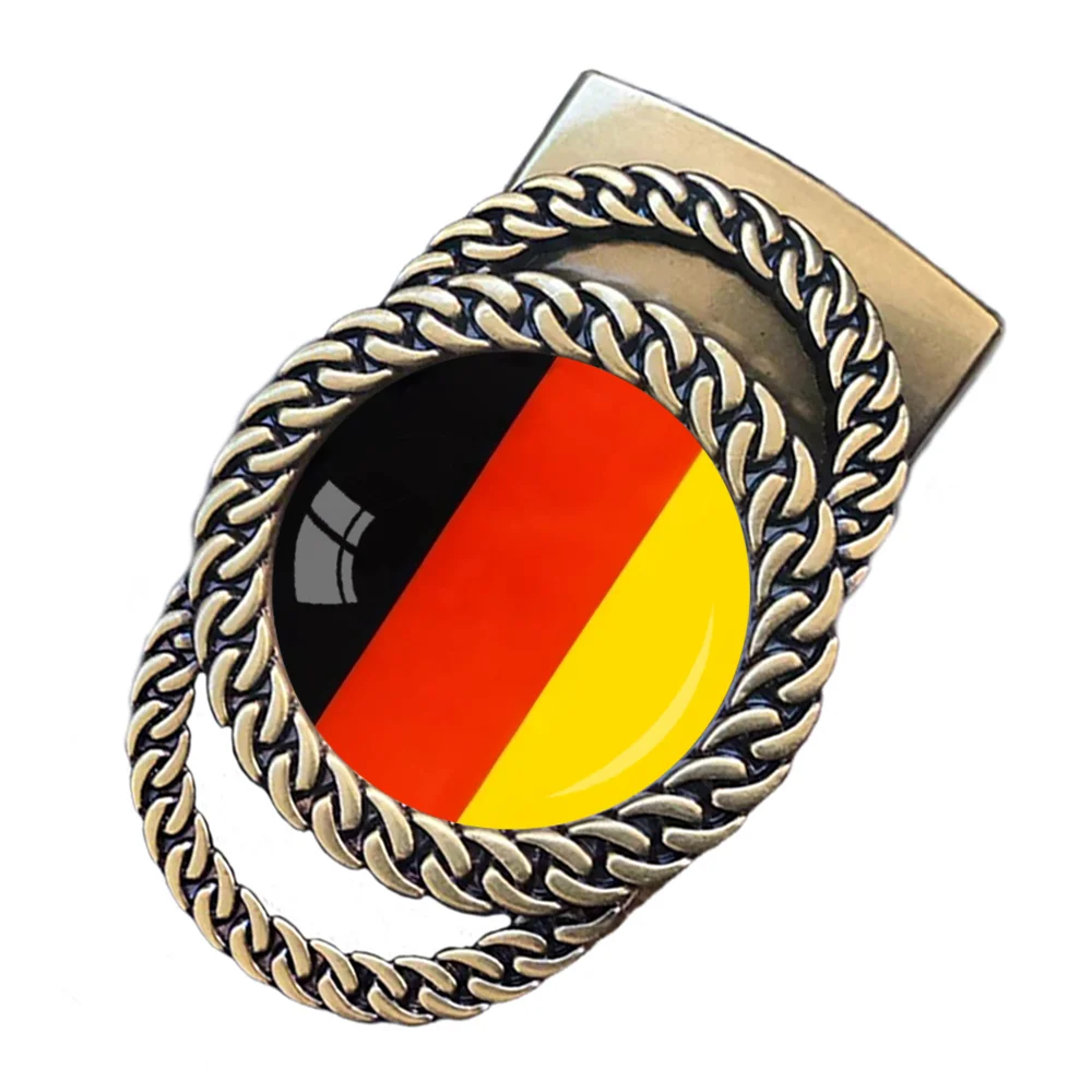 German flag pattern automatic ratchet belt buckle fashion personalized waist accessory best gift for patriots