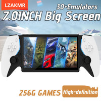 PX Pro Handheld Game Player Portable Retro Gaming Console 7.0” Screen 256G 70000+ Games for PS1 PSP ARC Play Anytime Anywhere