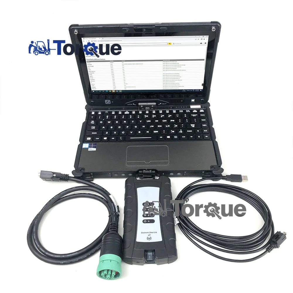 

Ноутбук Getac v110 для J-D EDL V3, электронный адаптер для передачи данных EDL V3, сканер, строительный сельскохозяйственный грузовик, диагностический инструмент