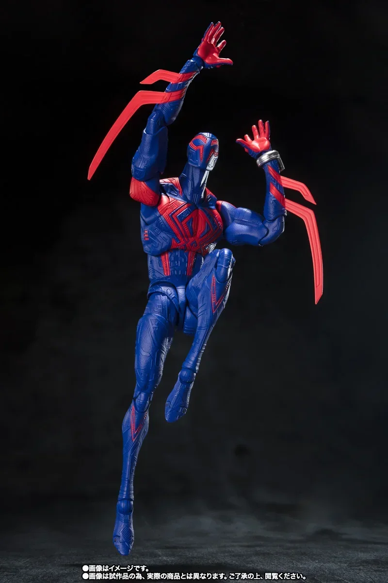 En Stock, Original SH Figuarts SHF Spider-Man 2099, Spider-Man: A Través del Spider-Verso, Figuras de Acción Coleccionables, Juguete, Figura, Regalo