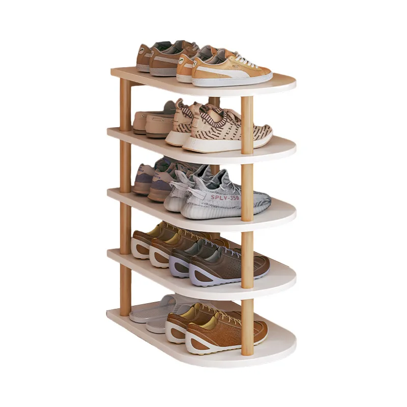 

Shoe rack dormitory small narrow entrance simple layered baffle household shoe cabinet rental housing storage