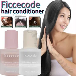 Ficcecode Hair Care Essential Oil Color Fixing Color Protection Anti-dry Damaged Frizzy and Split Ends Hair Care Essential Oil