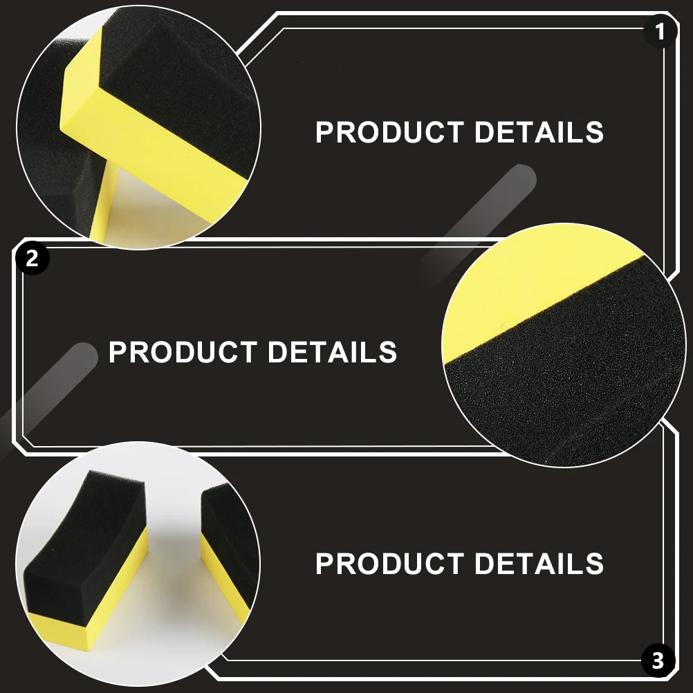 

2Pcs Absorbent Tire Cleaning Sponge Durable Car Wash Tool Soft Comfortable Suitable for Auto Cleaning Car Wash Sponge