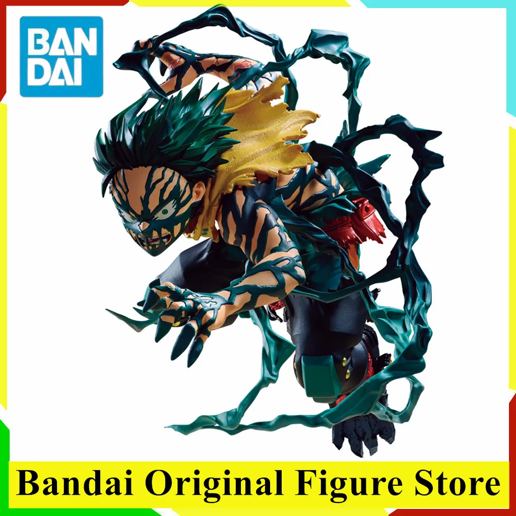 Original BANDAI BANPRESTO los héroes increíbles DX IZUKU MIDORIYA OVERLAY figuras de acción de juguete My Hero Academia DEKU modelo de PVC