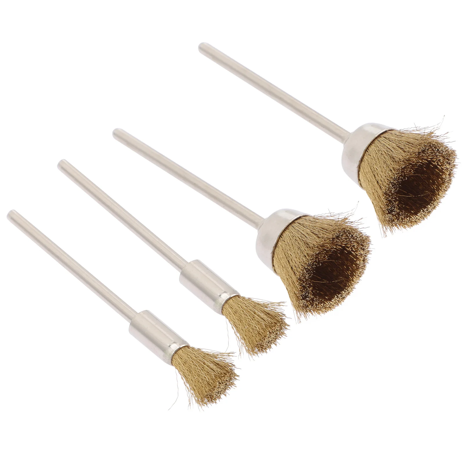 

4 Pcs Copper Wire Cleaning Brush for Nail Drill Polishing Tools Electric Grinder Machine Cleaner Hair Care Styling Tool
