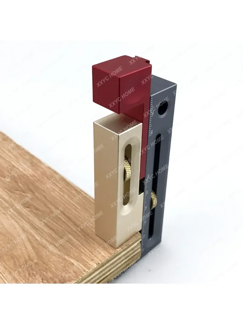 Saw Table Slot Regulator 50mm Adjuster Mortise Tenon Tool Dovetail Groove Anti-Shed Design Seam Length Adjustment Tool