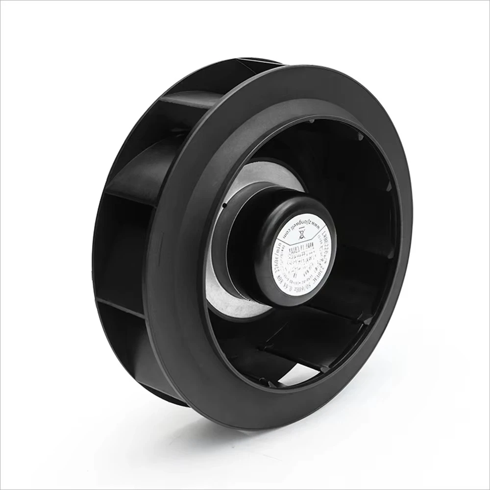 Support Custom Plastic 220mm High Pressure EC Backward Centrifugal Fan Ball Bearing for AHU Wholesale 230V