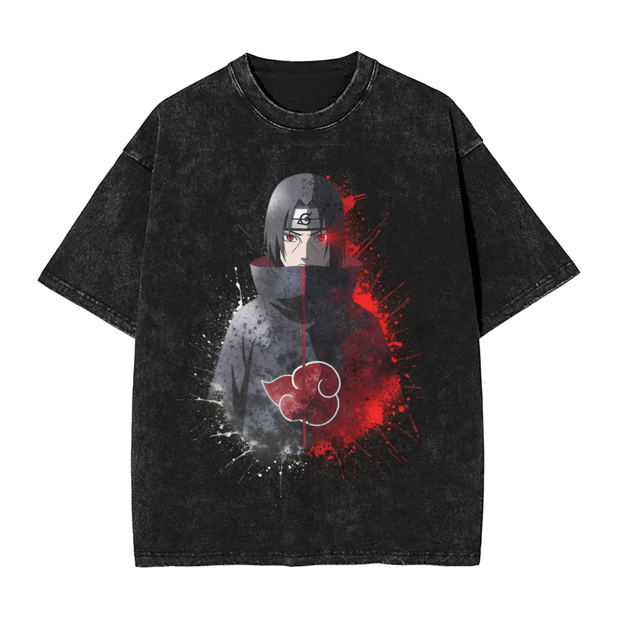 

N-Narutoes Uchihas Sasukes T Shirt Men Short Sleeve 100% Cotton T-shirt Retro Design Comics Movie Tee Tops Graphic Tshirts Gift