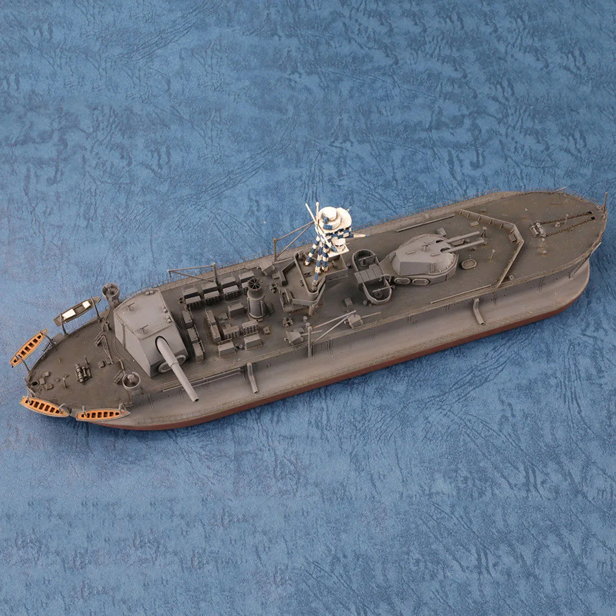 1/350 Royal General Wolfe Shallow-Drift Gunboat Model 29.3cm Richly Detailed  Ships Static Model Ship Toy Ornament Warship Model