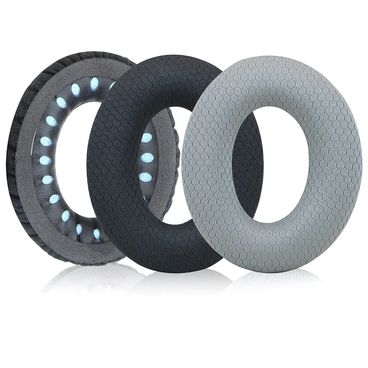

Replacements Breathable mesh style Comfortable Memory sponge Ear Pad Suitable For QC15 QC35 QC2 QC25 AE2 Soundlink2 headset