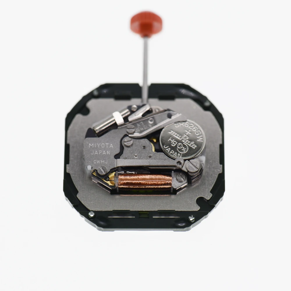 Miyota-reloj de cuarzo japonés con movimiento 2315, cronógrafo estándar con indicador de fecha, tres manos, calendario, piezas de repuesto de Metal