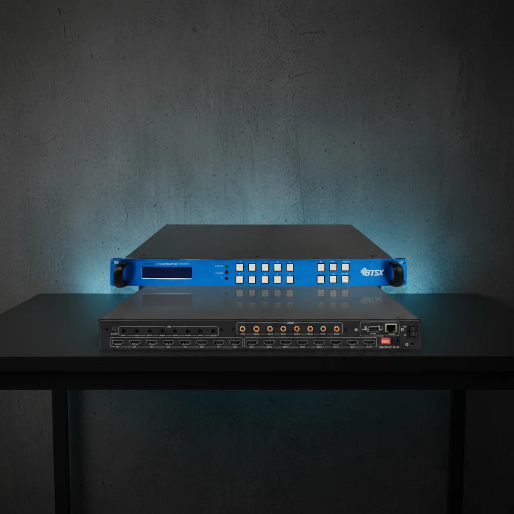 4K60Hz 8x8 HDMI Matrix for Conference Room Display, 18Gbps, HDR10+ & Multi-Scene Memory Function