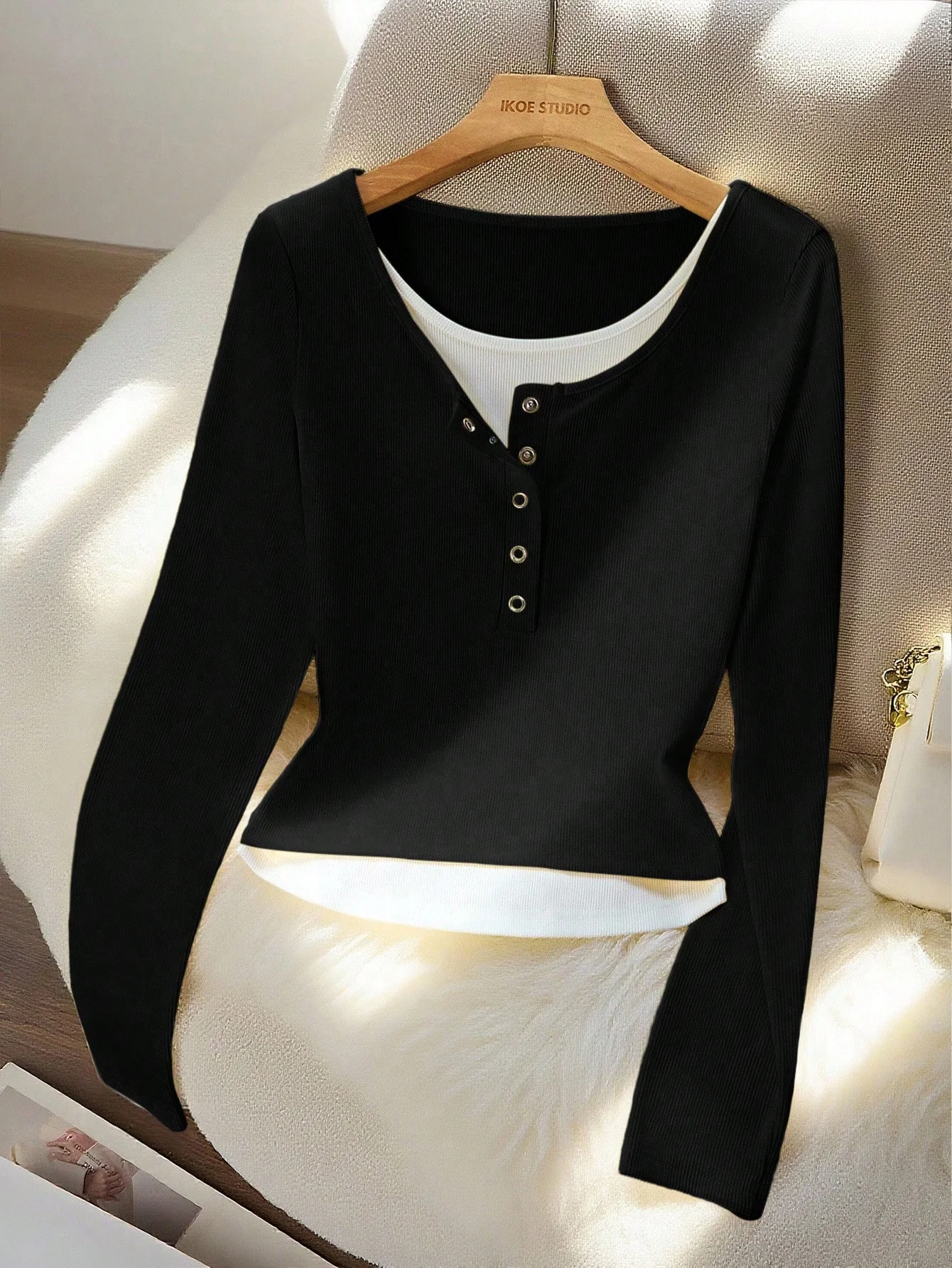 Two fake tops for a lady and a hot girl