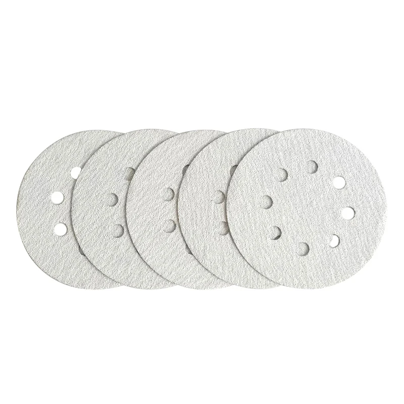 

5-Inch 8-Hole Dry Sandpaper Car Atomic Ash Grinding Flocking Round 125mm Sander Sandpaper