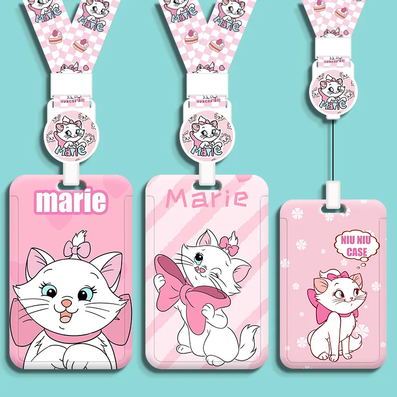 disney Anime Merchandise for The Stray Cat's Tale card holders,  for girls, campus card , work ID badge holders, student cards.