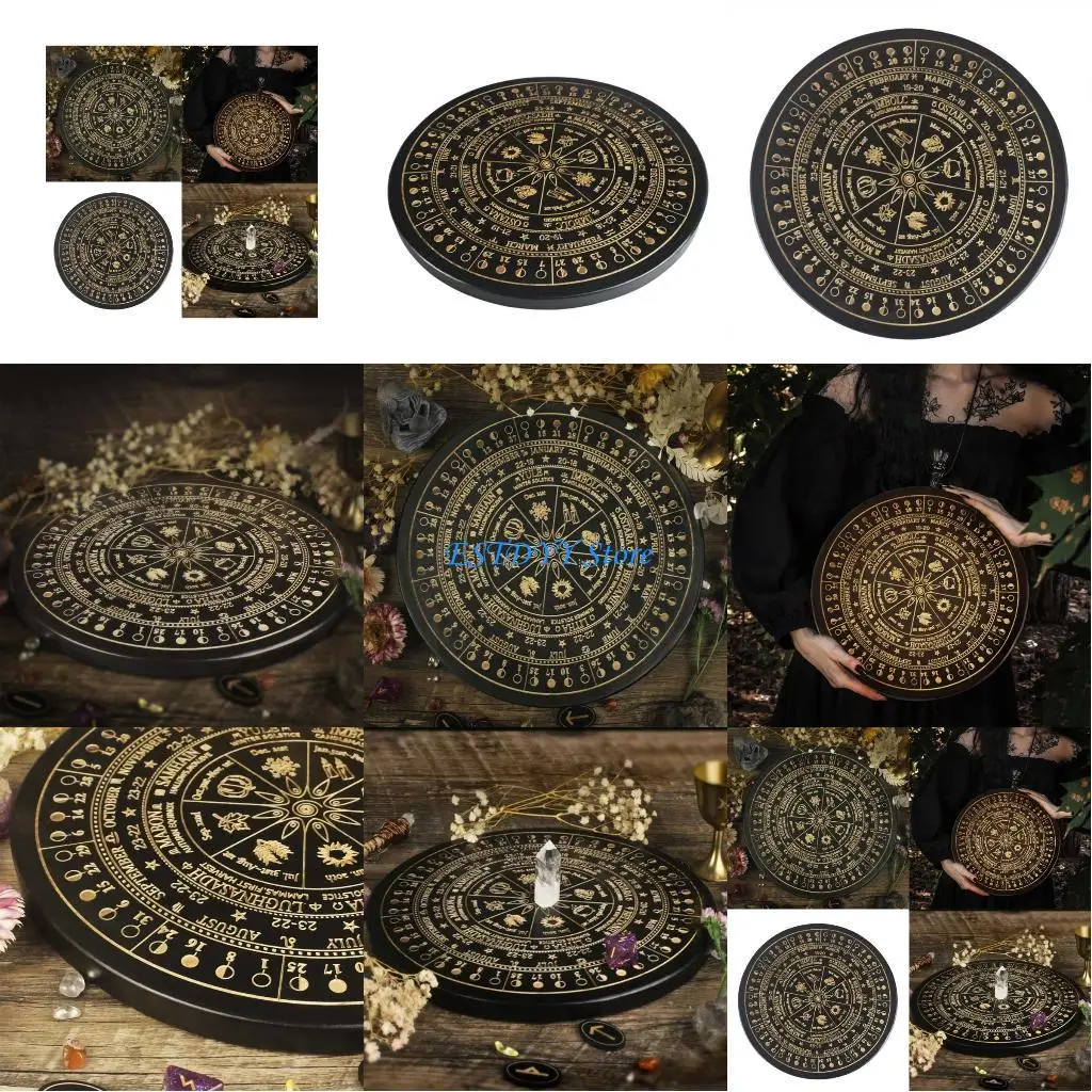 

G6DE Pendulum Board Dowsing Divination Board Double Sided Board Message Board