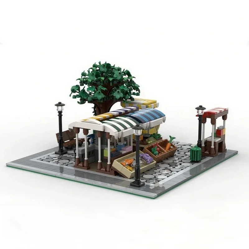 1044pcs MOC Modular Based Market Building Blocks Festival Gift Fun And Educational DIY Perfect For Young Learners