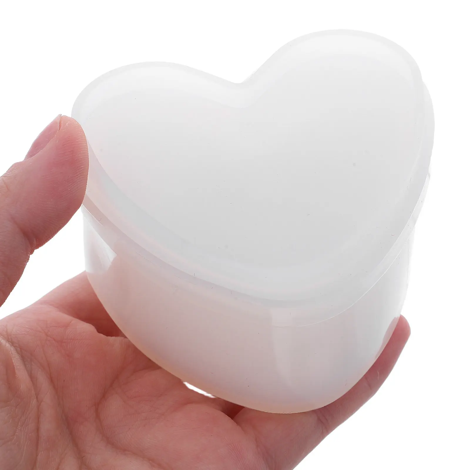 5Pcs Resin Box Mold Silicone with Lid Creative Storage Box Mold for Jewelry Holder Epoxy Casting Soap Making