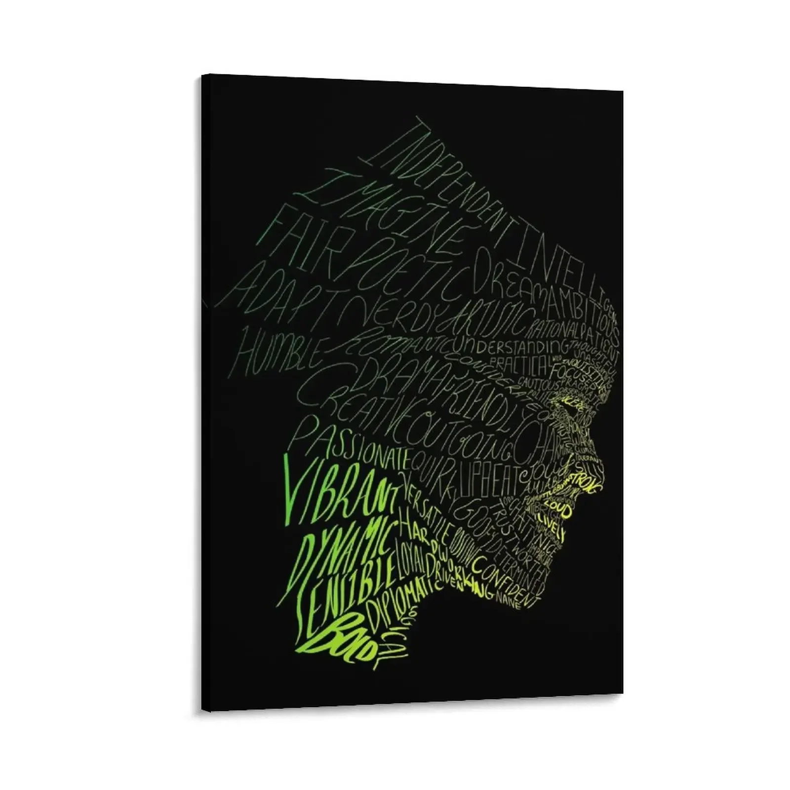 

Self Portrait- Jamaica Canvas Painting ornaments for home Decor for room vintage home decor home and decoration