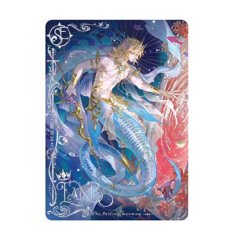 

KAYOU Ren Yu Xian Luo Series 2 The Falling Merman SE/BP/SP/UR/QR/AR/HR/SR/PR Deep Sea Dreams Xi Lian Bag Genuine Collection Card