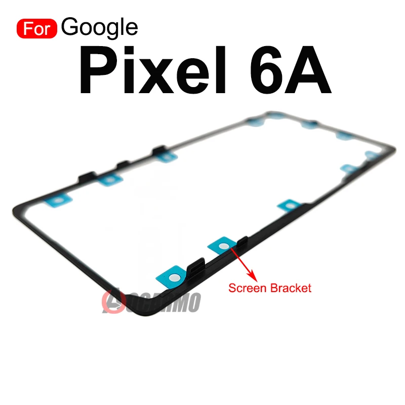For Google Pixel 6A Front Screen Stand Middle Bezel Frame LCD Display Bracket Plastic Hoder Replacement Part