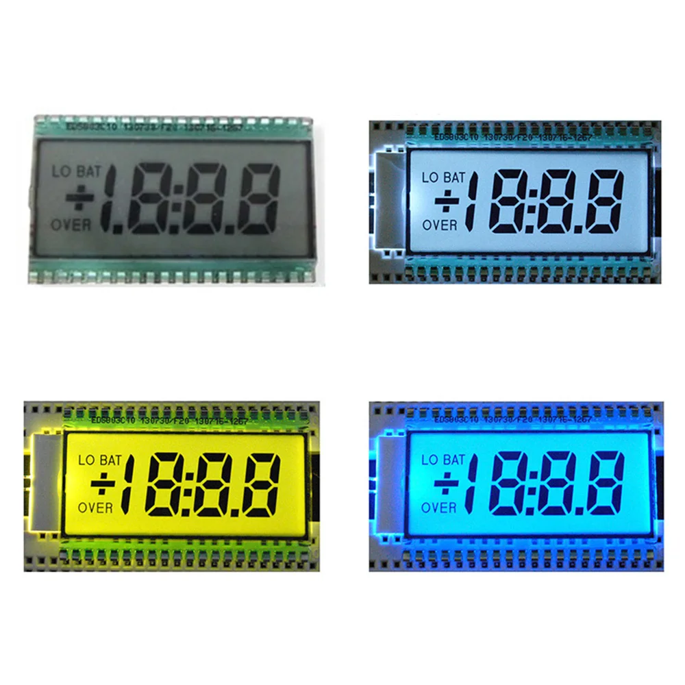 40PIN TN Positive 3-1/2 Digits Segment LCD Panel Yellow Green/White/Blue/Without Backlight 5V