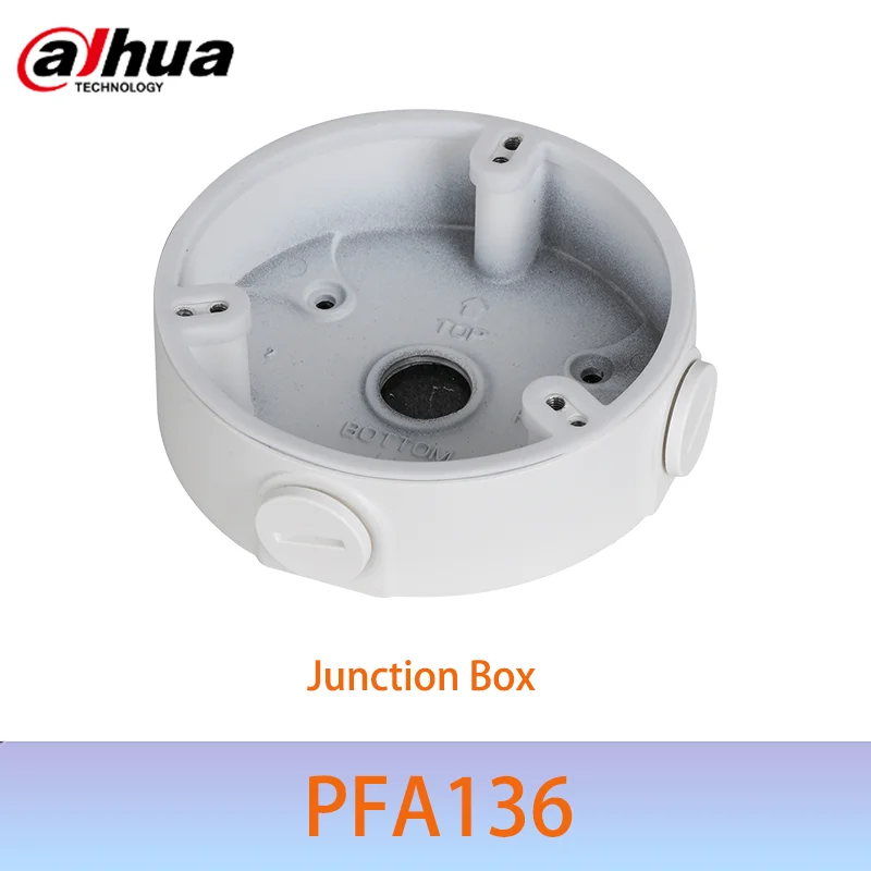 

Dahua PFA136 IP Camera Waterproof Junction box Aesthetically Designed Bracket Hemispherical Camera Bracket