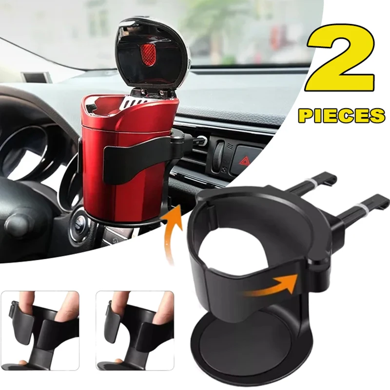 

Car Air Vent/Outlet Drink Bottle Cup Holder Beverage Coffee/Water Bottle Holder Stands for Car Truck Storage Organizer Cup Rack