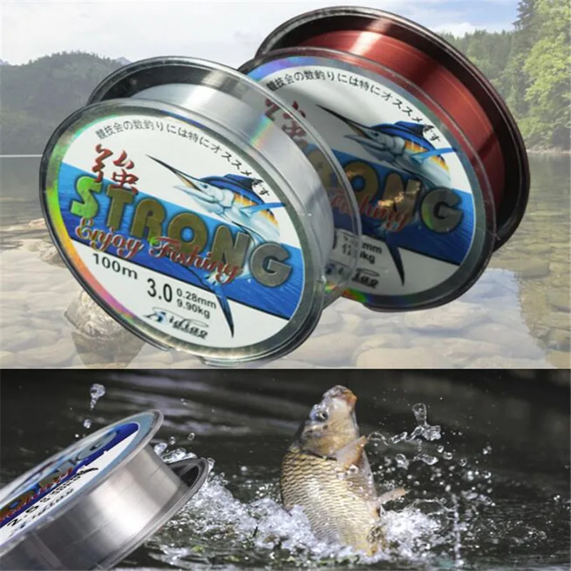 High Quality100M Nylon Fishing Line Super Strong Japan Monofilament Fishing Line Bass Carp Fish Fishing Accessories