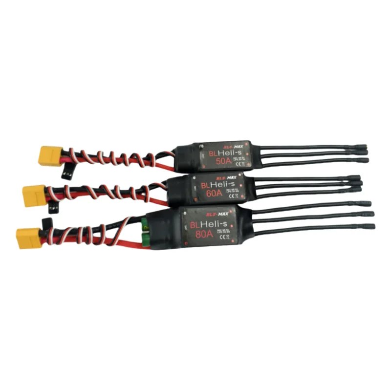 

The BLHeli-s 50A60A80A ESC brushless electronic controller has excellent performance and safeguards the output of model aircraft