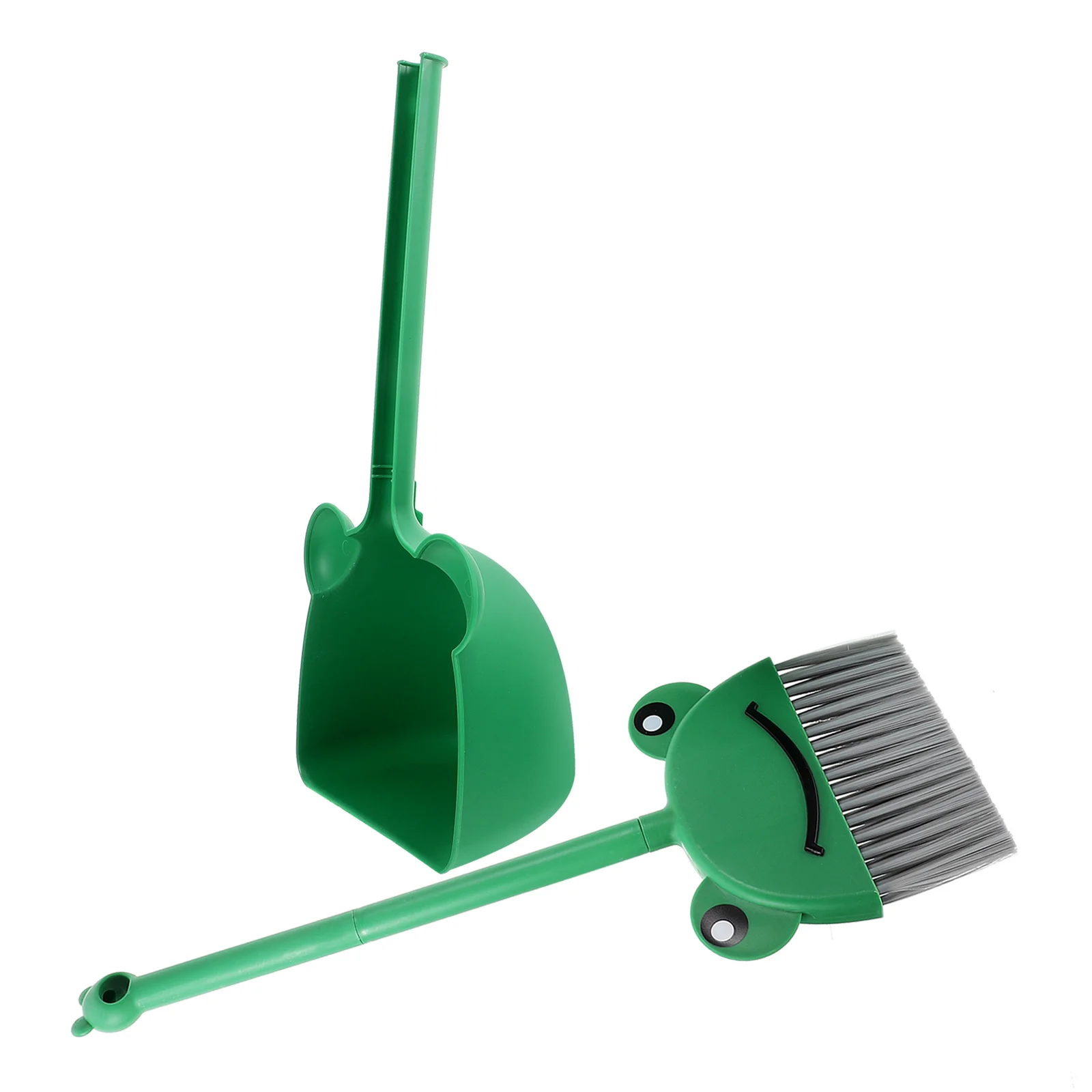 1 set 1 Set Broom Dustpan For Kids Small Cleaning Tool Set Soft Bristle Household Play Pretend Housekeeping Children'S Kit