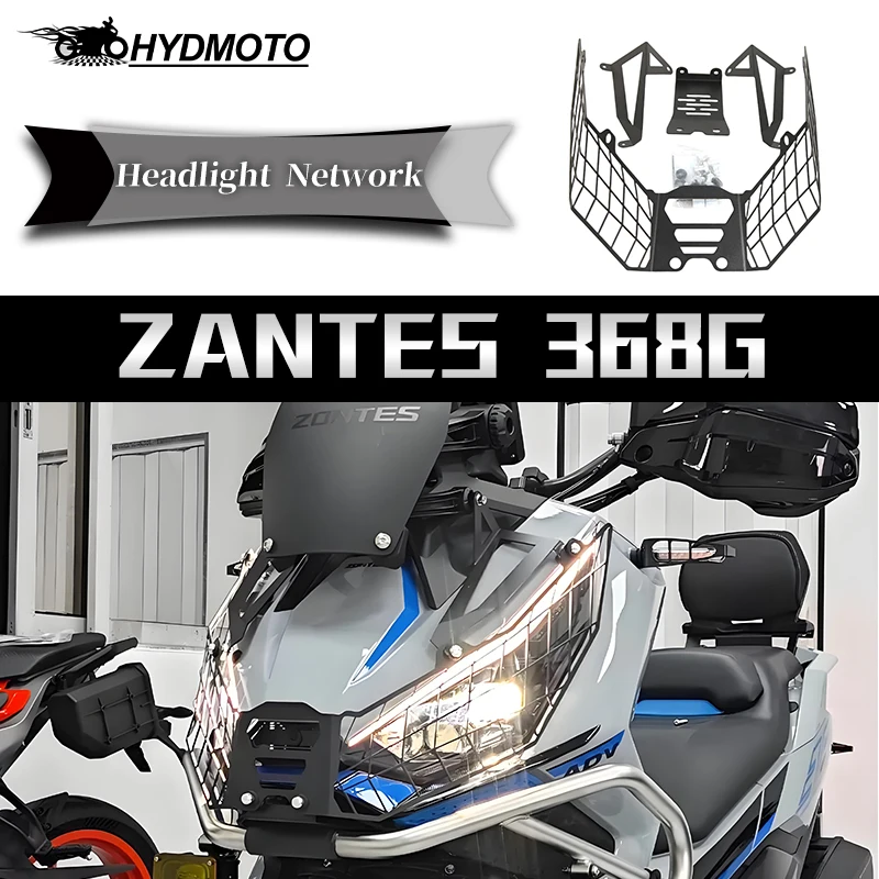 

Para ZONTES 368G 368 G 368-G 368g Scooter faro delantero rejilla lámpara cubierta protectora accesorios protectores de red piez