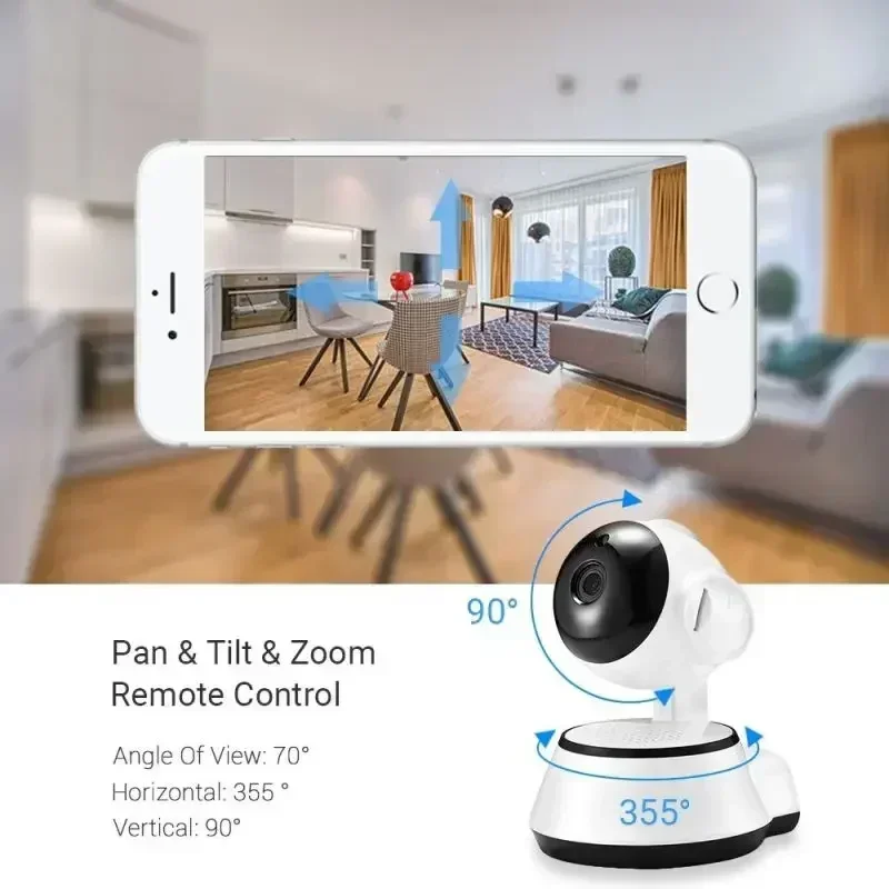 8MP IP WiFi Camera HD Cloud Smart Home Wireless Intelligent Auto Tracking of Human Surveillance Cam CCTV Network Wifi Camera