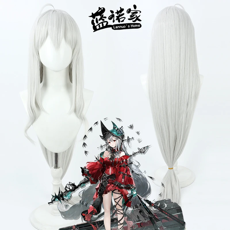

Anime Arknights Skadi the Corrupting Heart Cosplay Wig Halloween Carnival Party Props Synthetic Hair + Wig Cap