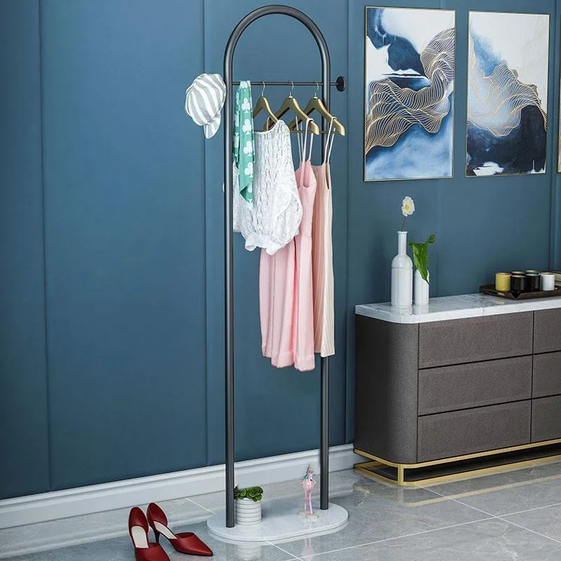 Modern simple metal floor-to-ceiling hangers, suitable for bedrooms, living rooms, entrances - small size luxury home hangers