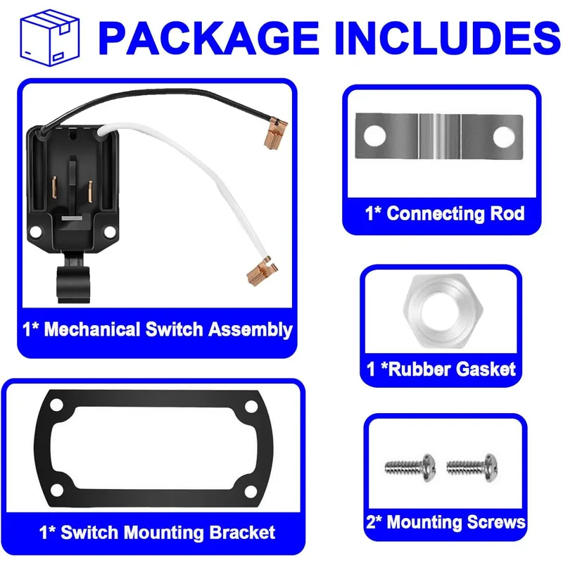 Zoeller Sump Pump 004892 Switch – Effluent Pump Switch with Gasket, Fits Models 53, 55, 57, 59, 97, 98, 264, 1053, 1057, 1059