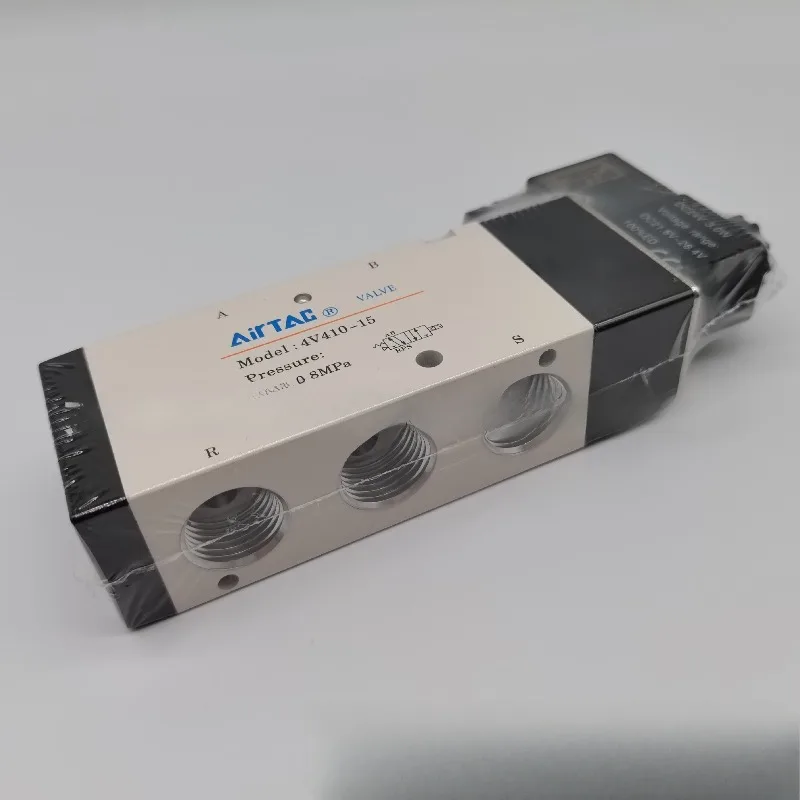 Parts are suitable for AirTAC AirTAC solenoid valve 4V410-15A 4V410-15B two-position five-way original and genuine