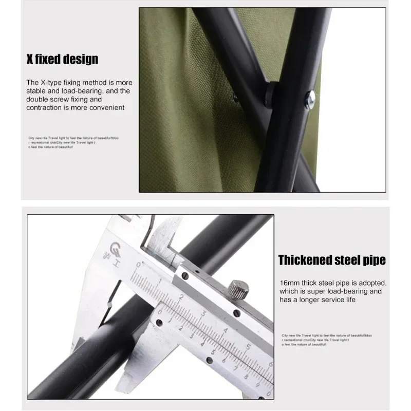 

1pcs Portable outdoor folding ice Chair with Storage bag with backrest insulation 3-in-1 recreational camping fishing chair