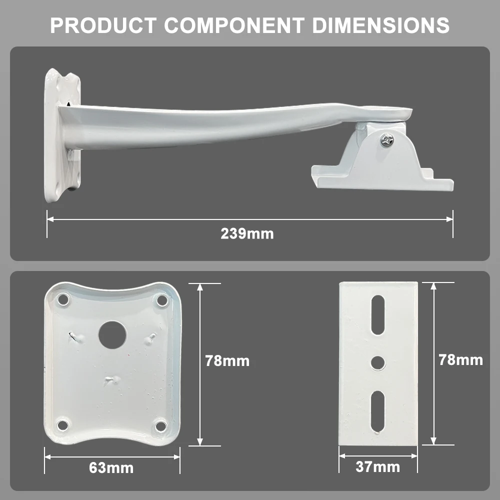 Touyinger-accesorios para proyector, soportes de pared para techo, soporte de suspensión ajustable de 360 grados, carga de 2KG