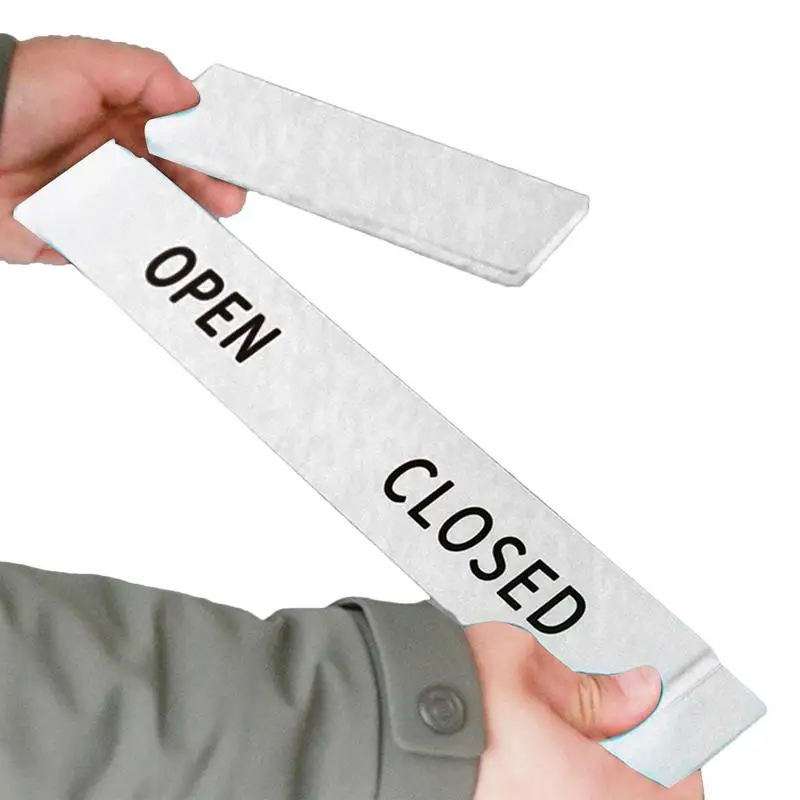 

Open Closed Sign Open Signs Privacy Slide Door Indicator Clear Text Display Colored Text Slider Door Indicator For Business