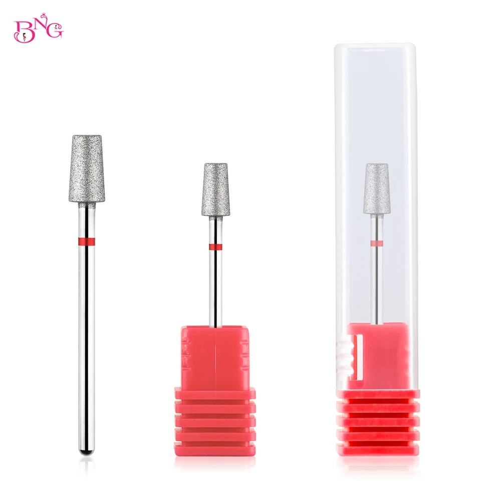 Nail Bits for Electric Drill Large Tapered Barrel Cuticle Cutters Diamond Nail Dril Bits Manicure Milling Cutter Nail Accessory