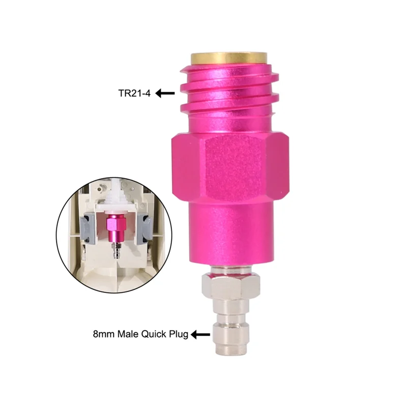 

JHD Sparkling Soda Maker Connector,CO2 Refill Adapter,Cylinder Adapter CO2 Refill Adapter Soda Refill Adapter Accessories