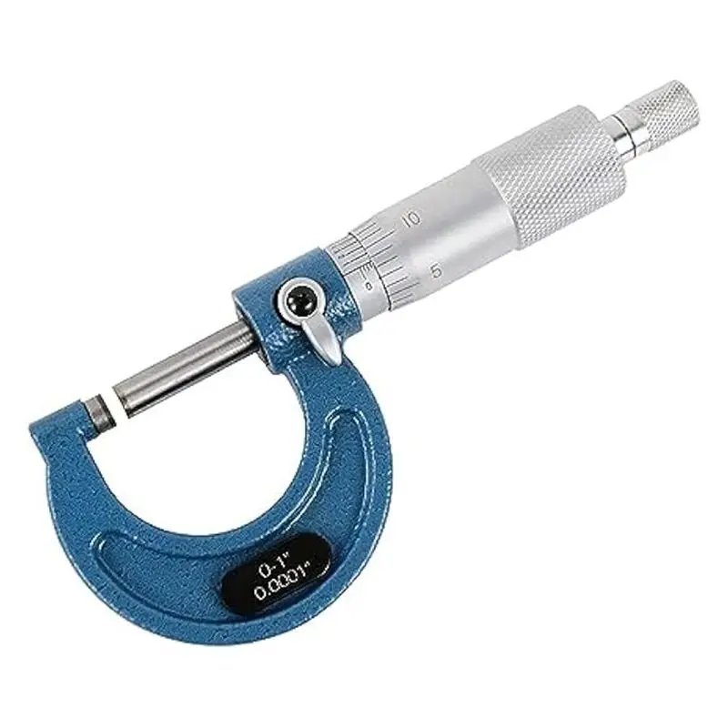 KYCOR-Outside Micrometer,0-1Inch Machinist Micrometer, 0.0001In Graduation Micrometer Set,Precision Micrometer Machinist Tool Du