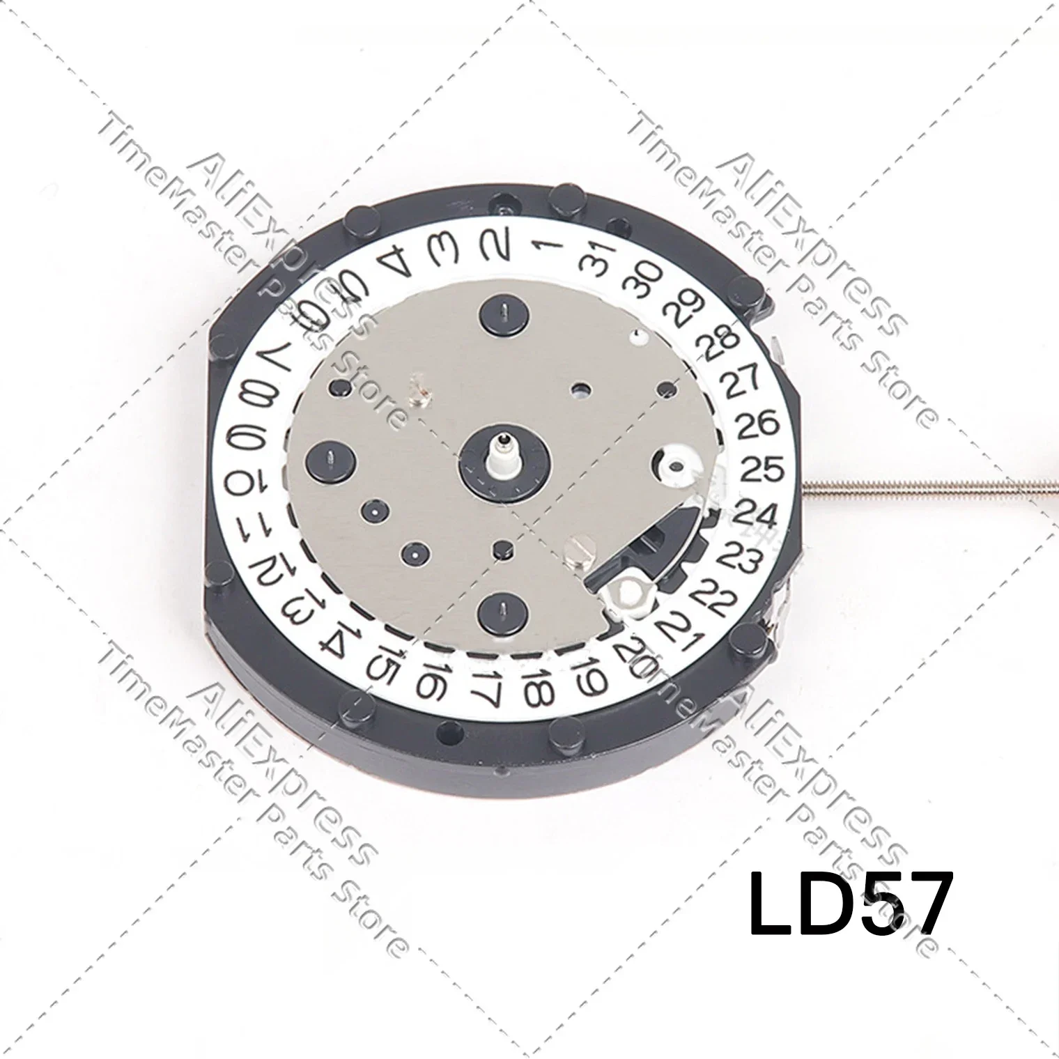 Brand new China LD57 quartz movement six hands movement 6.9.12 small seconds movement watch parts